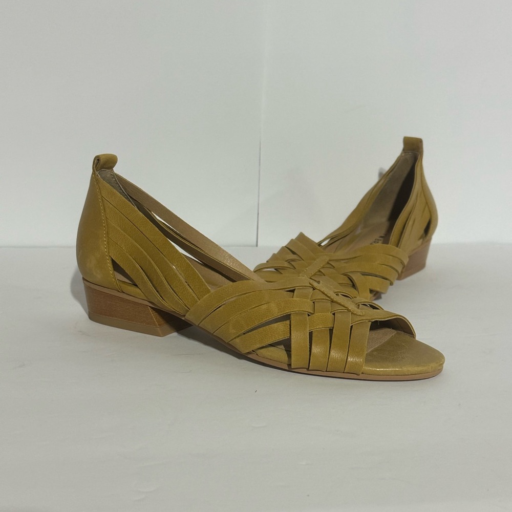 Lucky brand jarise braided sandal with small heel